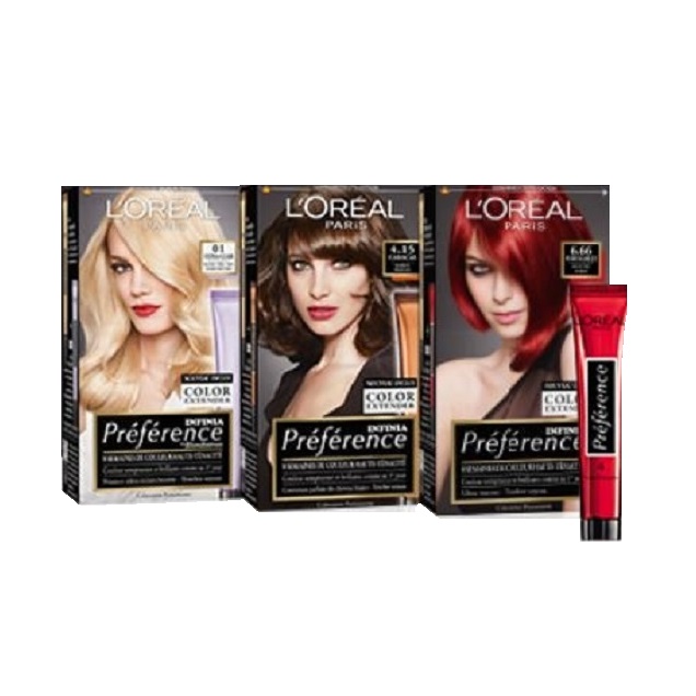 L'Oreal Preference Infinia Permanent Hair Color #4RA (Deep Intense Red) -  Okanagan Pharmacy